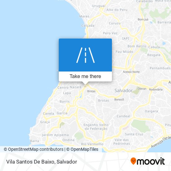 Vila Santos De Baixo map