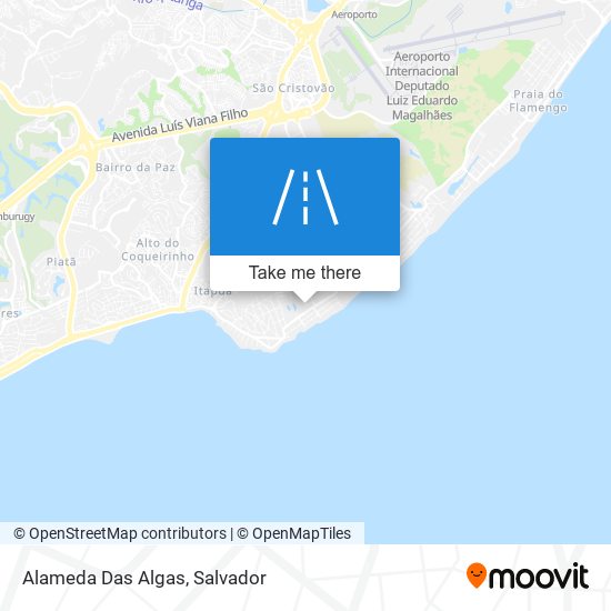 Alameda Das Algas map