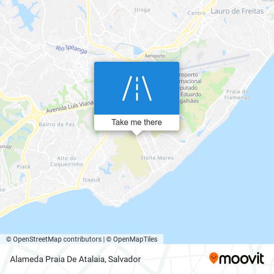 Alameda Praia De Atalaia map