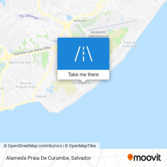 Alameda Praia De Curumbe map