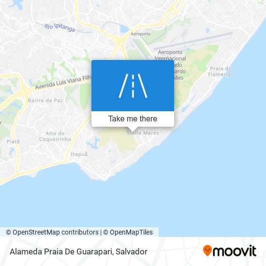 Alameda Praia De Guarapari map