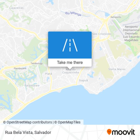 Rua Bela Vista map