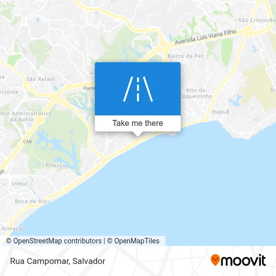 Rua Campomar map