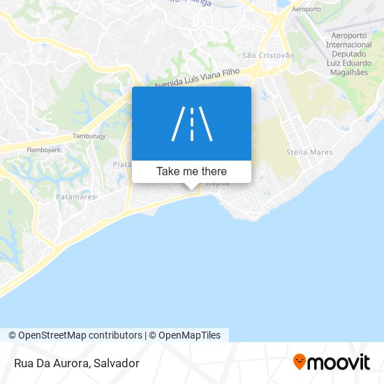 Rua Da Aurora map