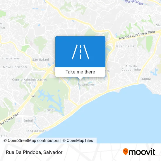 Rua Da Pindoba map