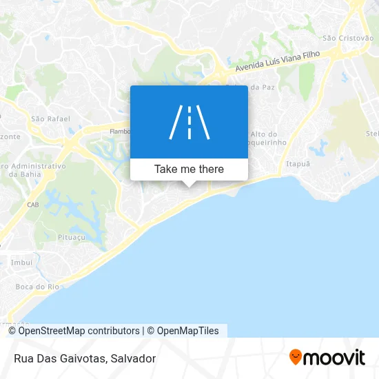 Rua Das Gaivotas map