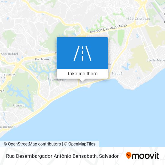 Rua Desembargador Antônio Bensabath map