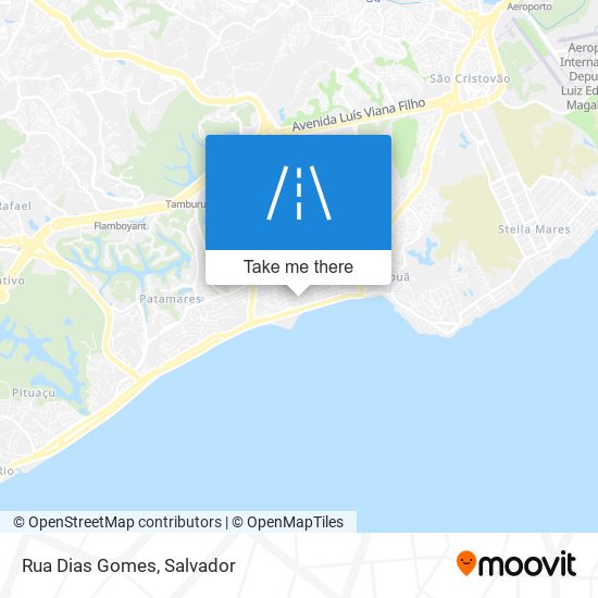 Mapa Rua Dias Gomes