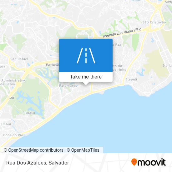 Rua Dos Azulões map