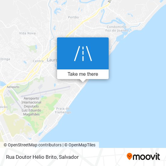 Mapa Rua Doutor Hélio Brito