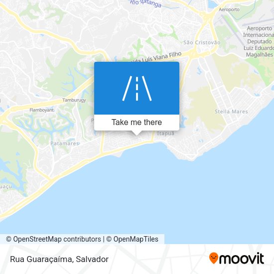 Rua Guaraçaíma map