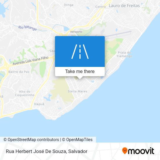 Rua Herbert José De Souza map
