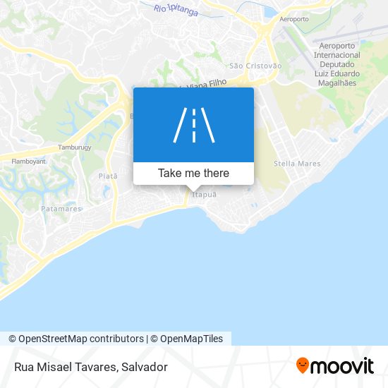 Mapa Rua Misael Tavares