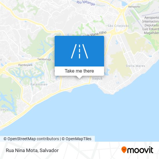 Rua Nina Mota map
