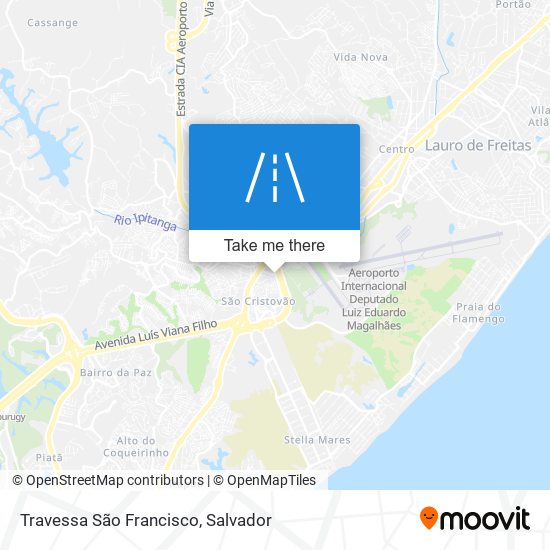 Mapa Travessa São Francisco