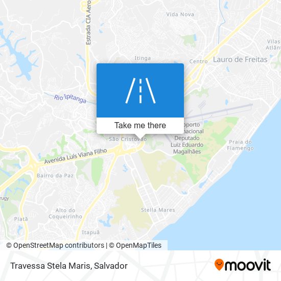 Mapa Travessa Stela Maris