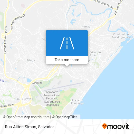 Rua Ailton Simas map
