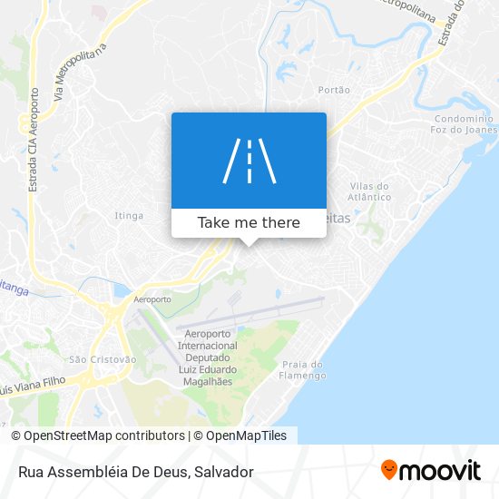 Mapa Rua Assembléia De Deus