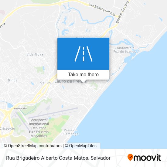Rua Brigadeiro Alberto Costa Matos map