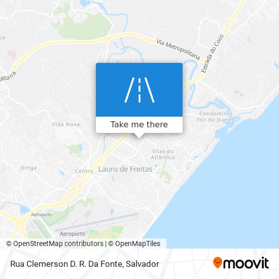 Rua Clemerson D. R. Da Fonte map