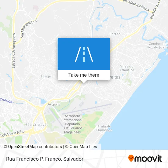 Rua Francisco P. Franco map