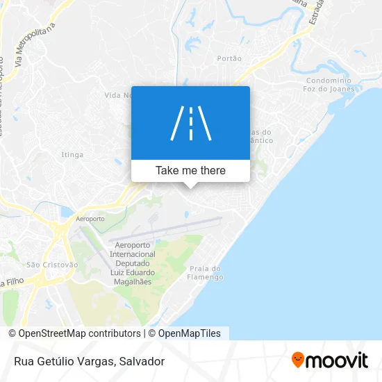 Rua Getúlio Vargas map