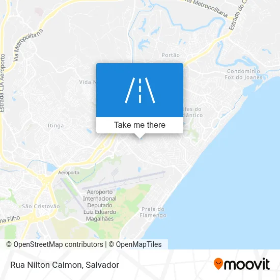 Rua Nilton Calmon map