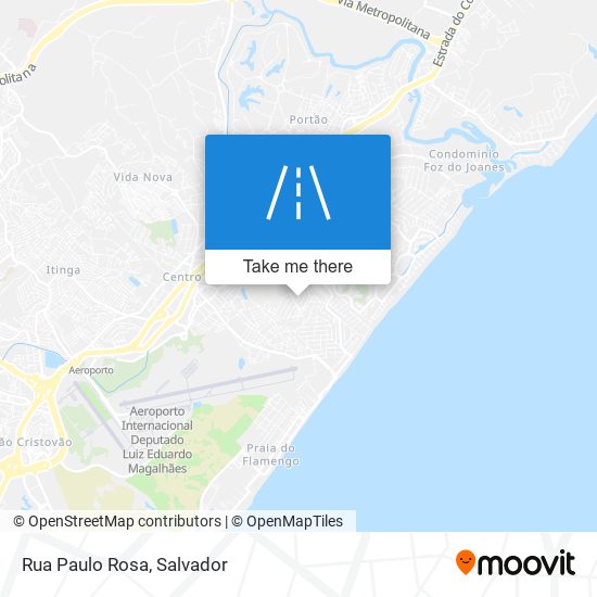 Mapa Rua Paulo Rosa