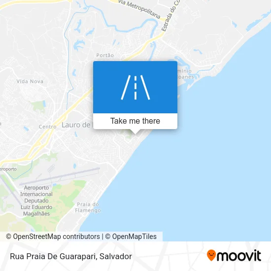 Rua Praia De Guarapari map