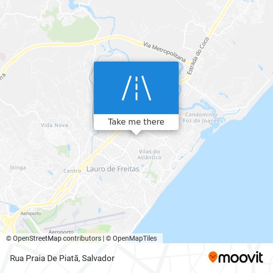 Rua Praia De Piatã map