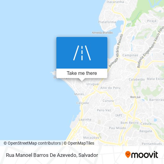 Mapa Rua Manoel Barros De Azevedo