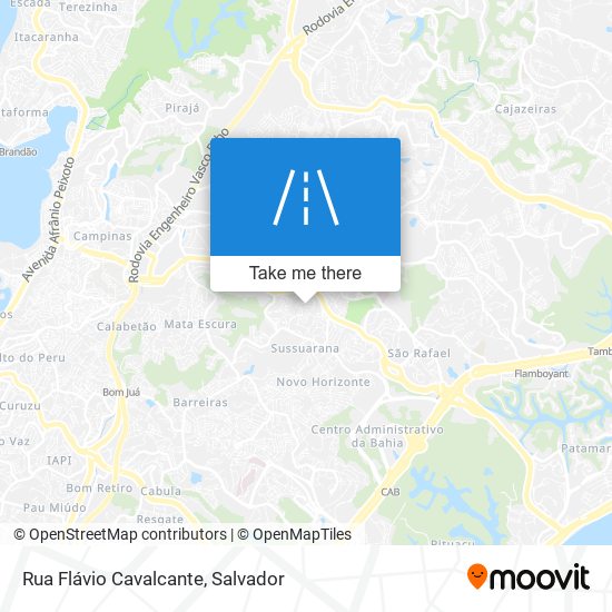 Rua Flávio Cavalcante map