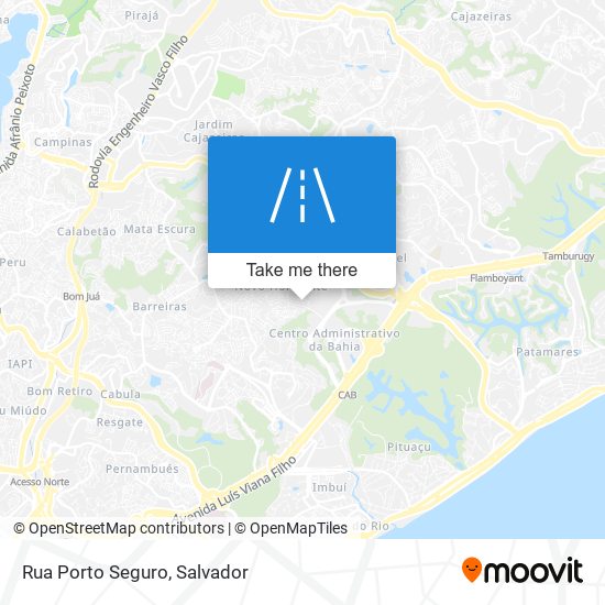 Rua Porto Seguro map