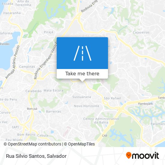 Rua Silvio Santos map