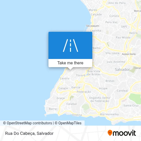 Rua Do Cabeça map