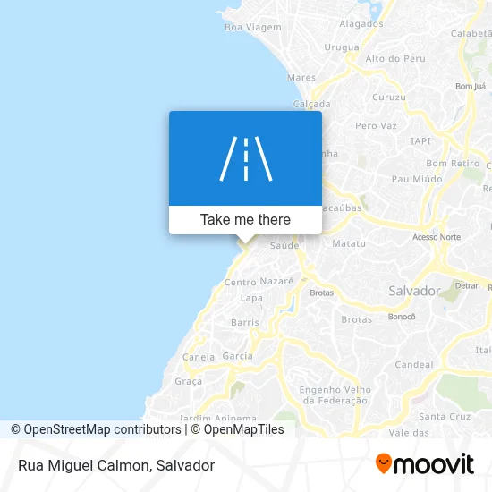 Rua Miguel Calmon map