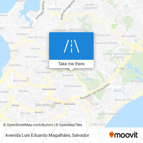 Avenida Luís Eduardo Magalhães map