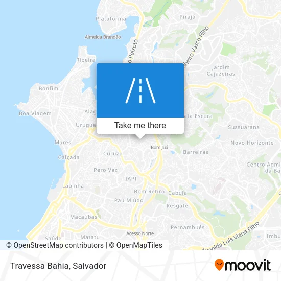 Travessa Bahia map