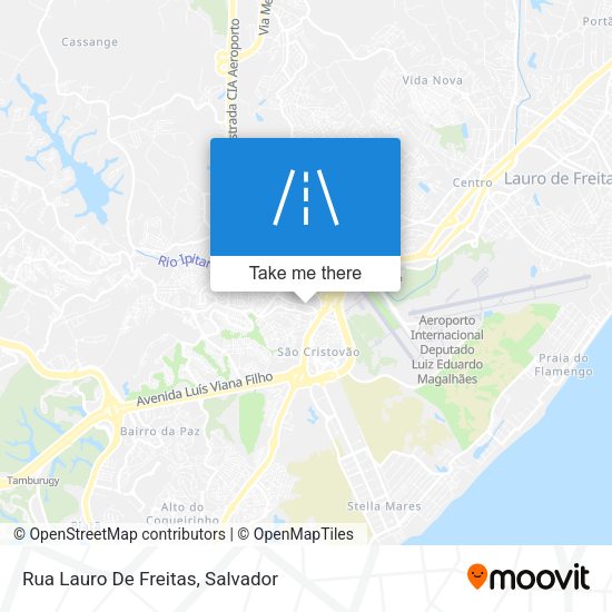 Rua Lauro De Freitas map