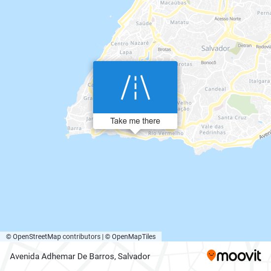 Mapa Avenida Adhemar De Barros