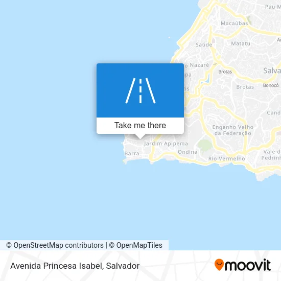 Avenida Princesa Isabel map