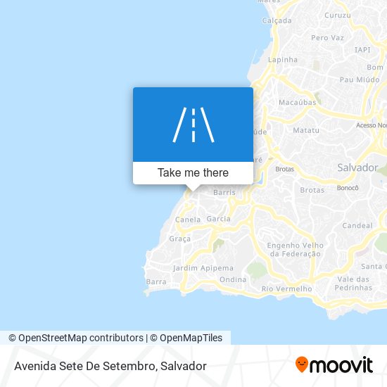 Avenida Sete De Setembro map