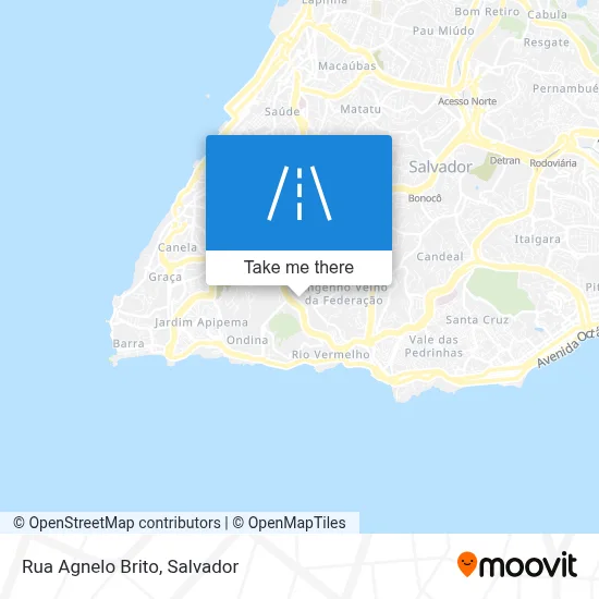 Rua Agnelo Brito map