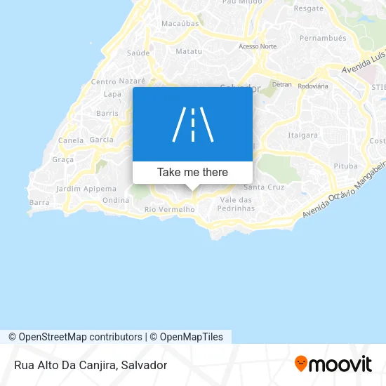 Rua Alto Da Canjira map