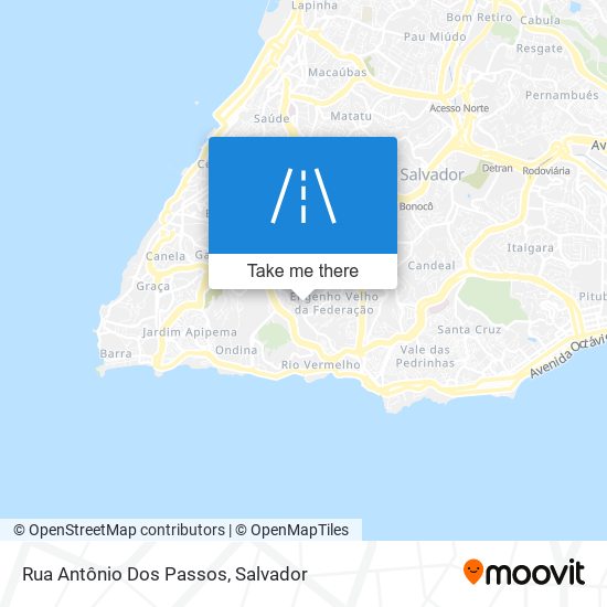 Rua Antônio Dos Passos map