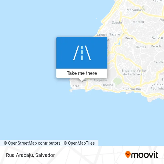 Rua Aracaju map