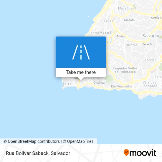 Rua Bolivar Saback map