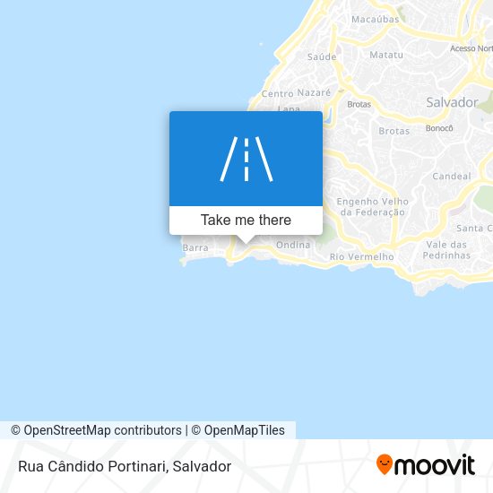 Rua Cândido Portinari map