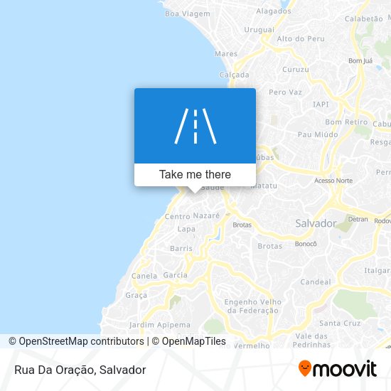 Rua Da Oração map