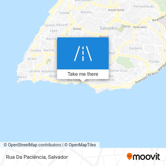 Rua Da Paciência map